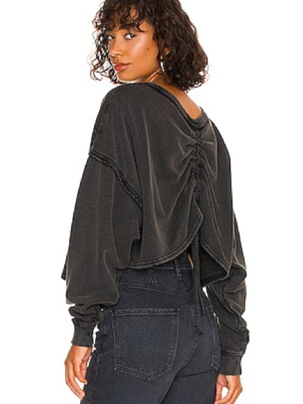 Free People Bae Pullover Sweatshirt